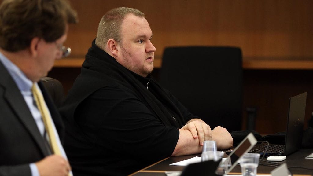 Kim Dotcomin oikeudenkäynti alkoi 21.9.2015 Uudessa-Seelannissa.