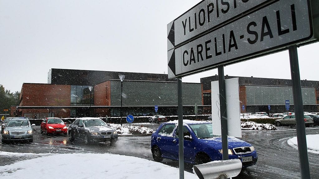 Joensuun yliopisto 23. lokakuuta 2014.