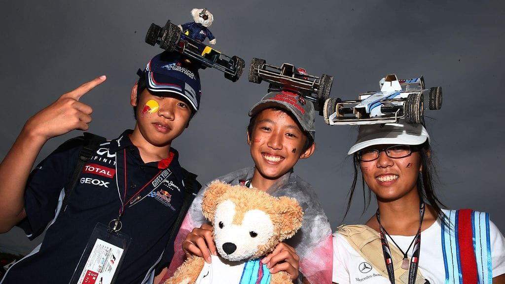 Japanilaisia F1-faneja