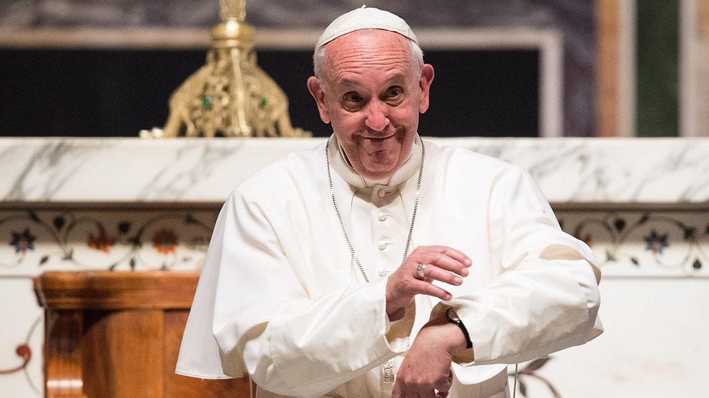 Roomalaiskatolisen kirkon paavi Franciscus.