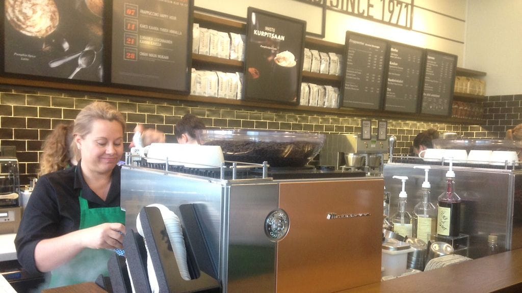 Espoon ensimmäinen Starbucks-kahvila avataan 25.9.2015.