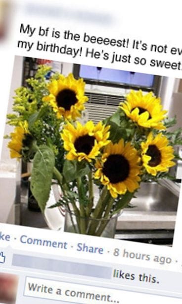 kukkakuva, kuvakaappaus