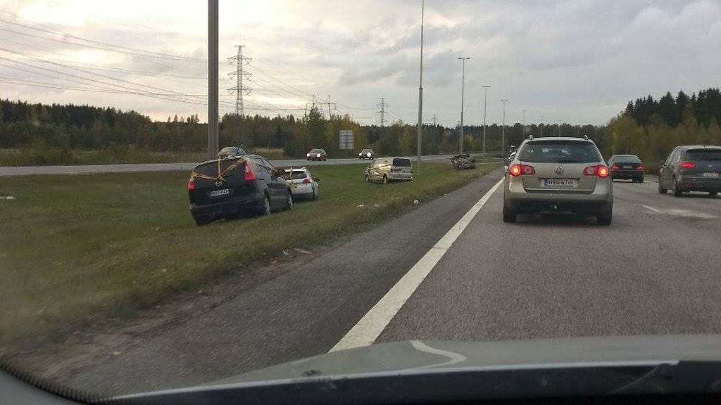 ketjukolari 4-tiellä 28.9.2015