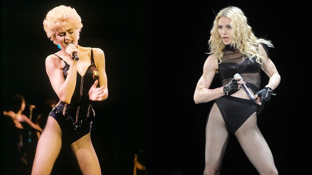 madonna ennen ja nyt