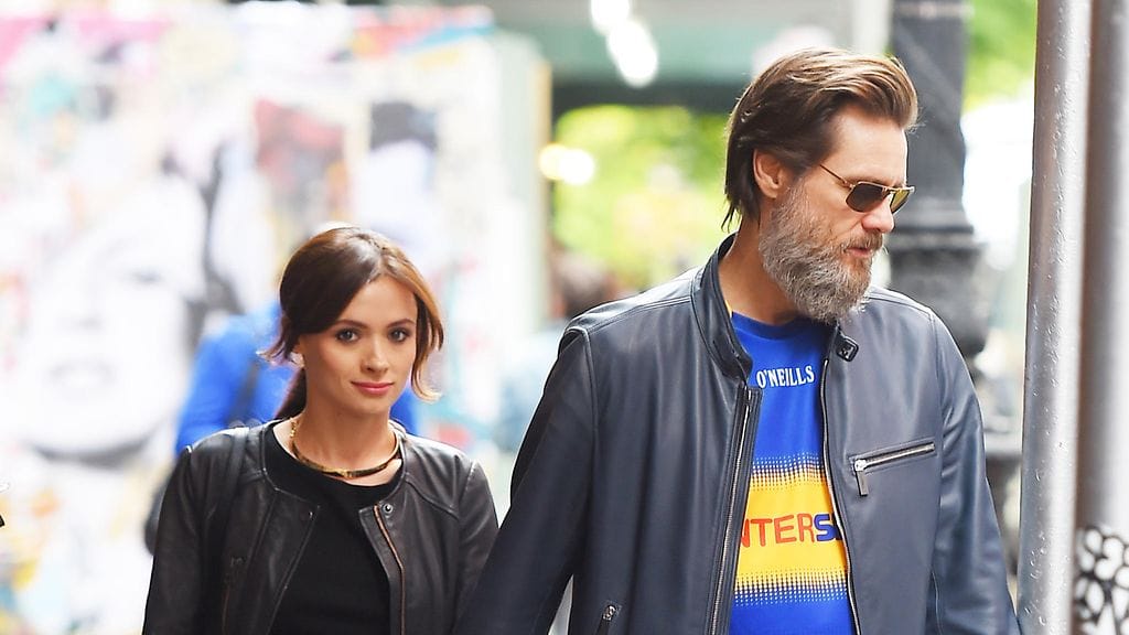 Jim Carrey ja Cathriona White toukokuussa 2015