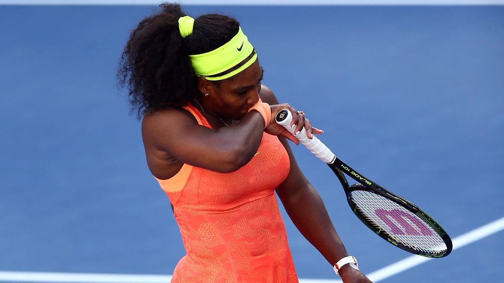 Serena Williams koki kitkerän pettymyksen US Openissa.