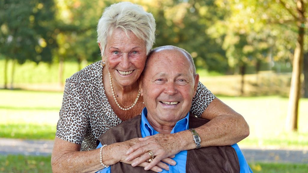 pariskunta, onni, avioliitto, puisto