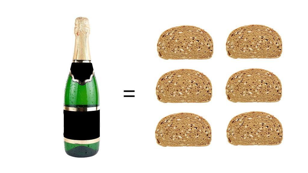 Kuohuviini ja leipä