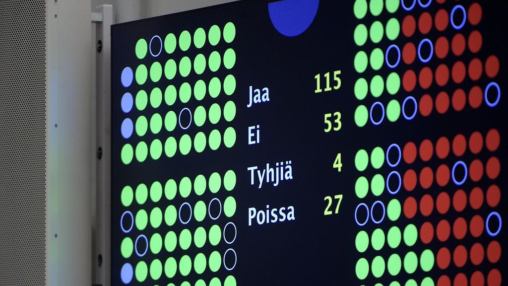 Kuvituskuva eduskunnasta.