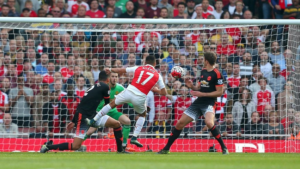 Tämän kauden edellisessä kohtaamisessa Alexis Sanchez kuritti ManU:a kahdella osumalla.