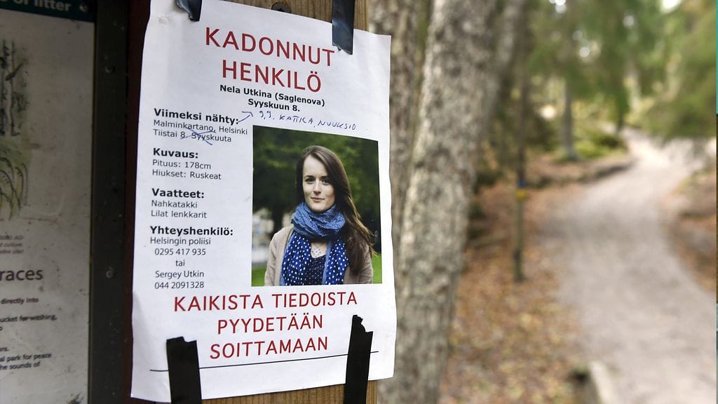 Kadonneesta Nelasta levitettiin ilmoituksia Nuuksion alueelle, jossa hänestä oli tehty viimeinen havainto.