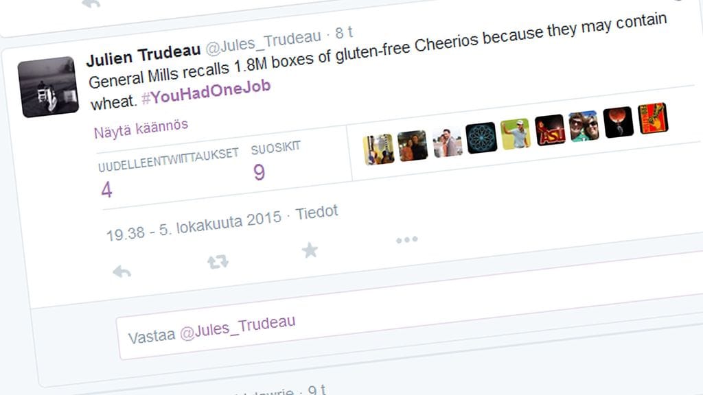 gluteeni, kuvakaappaus, cheerios