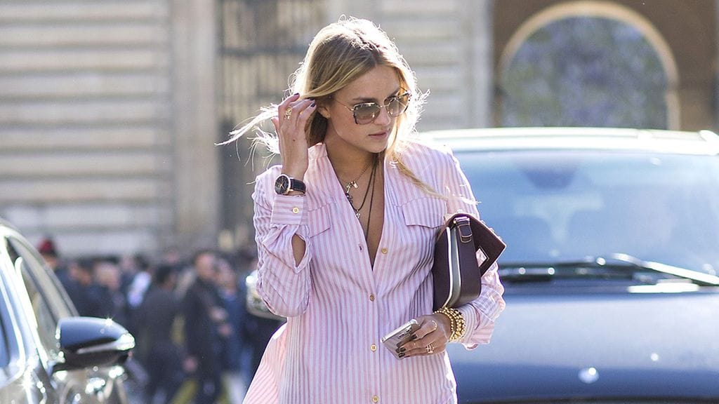 Nina Suess Pariisin muotiviikoilla.