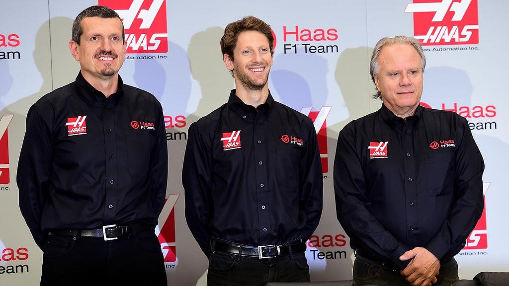 Günther Steiner, Romain Grosjean ja Gene Haas