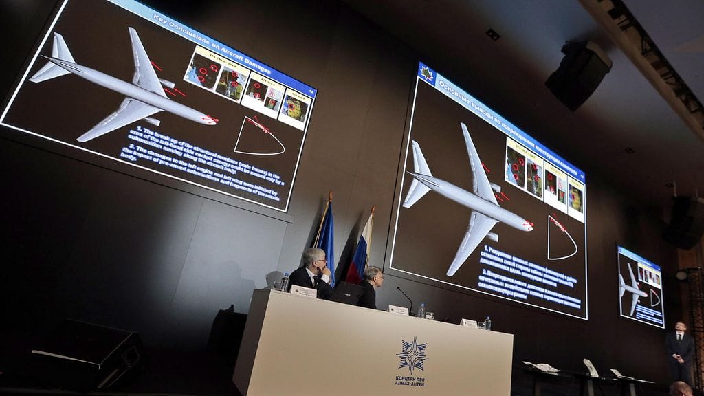 Almaz-Antei, ohjusvalmistajan tiedotustilaisuus, todistusmateriaalia