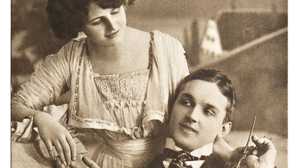 vanha, valokuva, pari