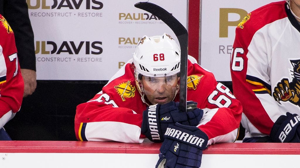 Jaromir Jagr pelaa 22:tta kauttaan NHL:ssä.