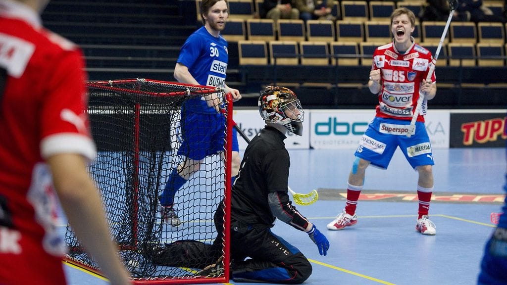 Ville-Pertti Kuusela SPV:n ja Erän kohtaamisessa vuonna 2013.