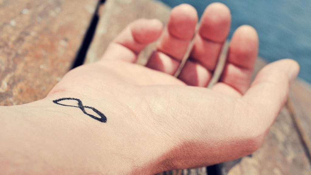 ikuisuusmerkki, tatuointi, ranne