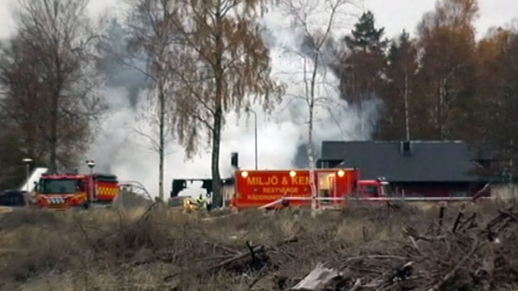 Etelä-Ruotsin Munkedalissa paloi vastaanottokeskus viime kuussa.