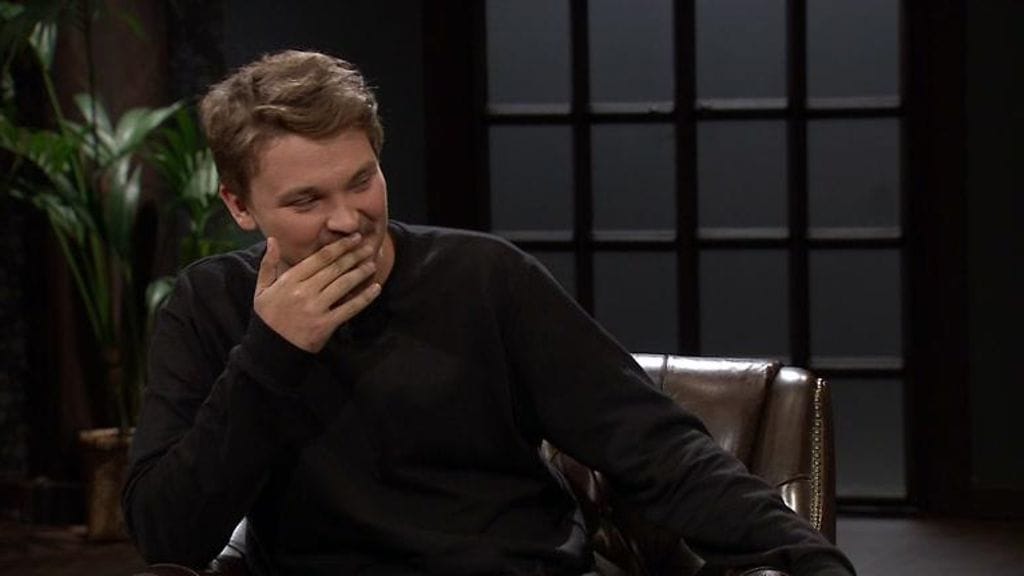 Roope Salminen oli innoissaan pienestä velipuolestaan.