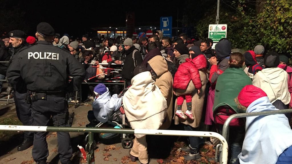 itävalta saksa pakolaiset kuva