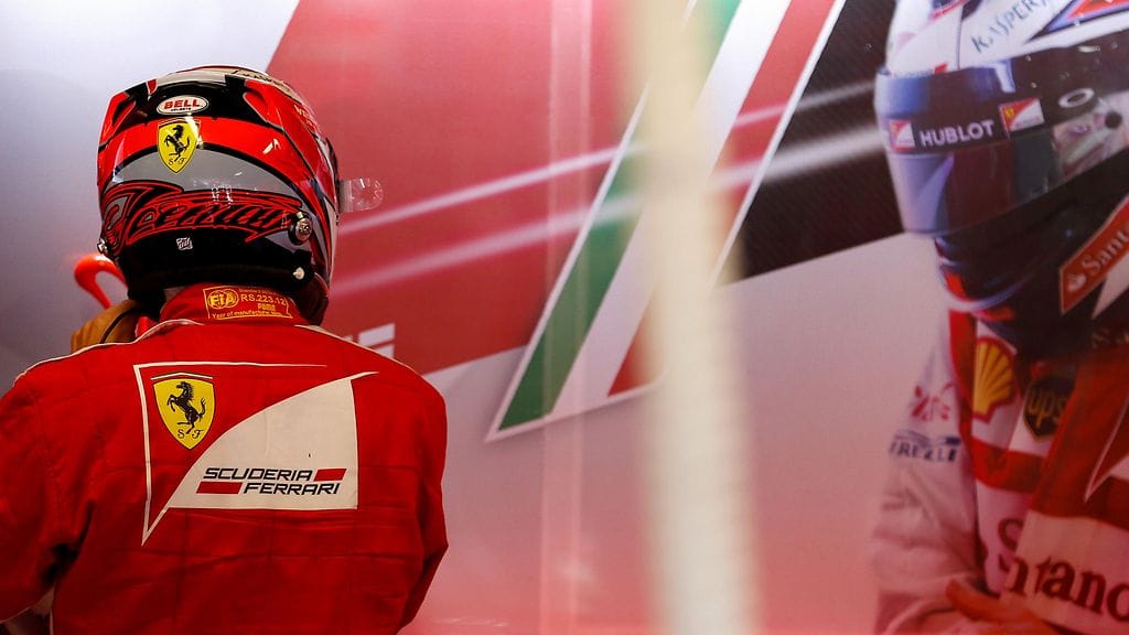 Kimi Räikkönen Italian GP:ssä syyskuussa.