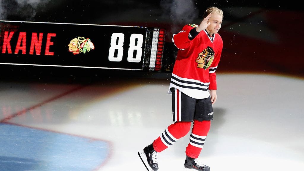 Patrick Kane on tehnyt tällä kaudella 11 ottelussa tehot 6+8.