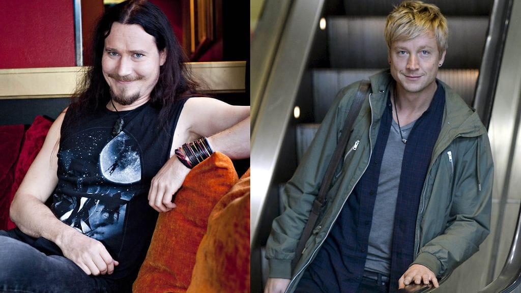 Tuomas Holopainen ja Samu Haber.