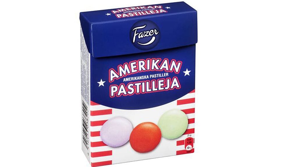 Fazer vetää erän Amerikan pastilleja myynnistä.