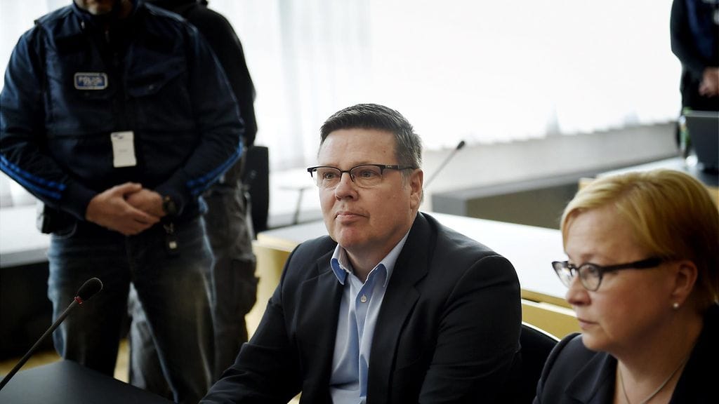 Jari Aarnio oikeudessa toukokuussa 2015.