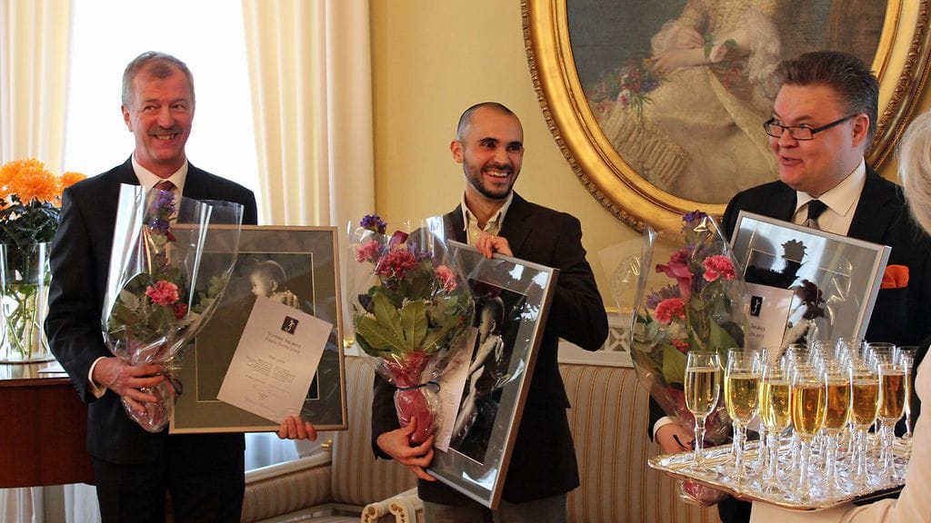 Vuoden isät 2015: Pekka Larkela, David Munoz Gonzalez ja Mika Jokinen.