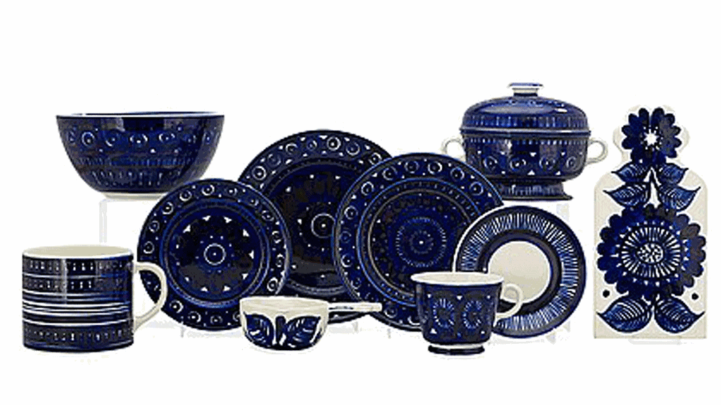 ULLA PROCOPÉ "VALENCIA", "FIESTA", ARABIA. Kuva: Bukowskis.