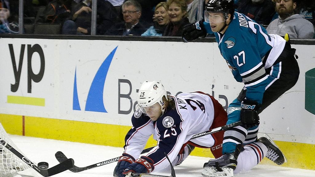 Columbuksen Scott Hartnell, Joonas Donskoi