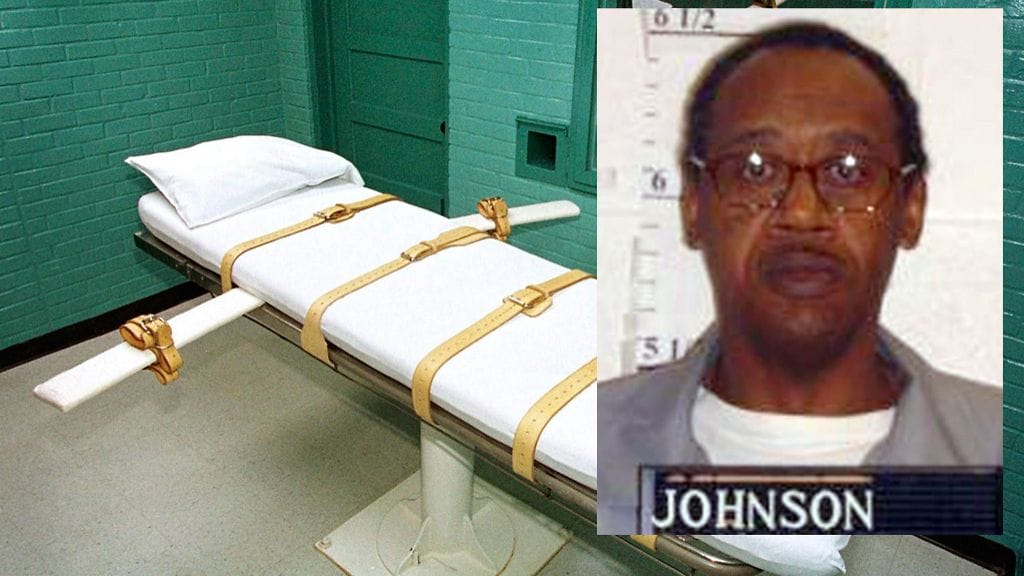 Ernest Johnsonin (pikkukuvassa) teloitus ruiskeella estettiin perustuslain vastaisena.