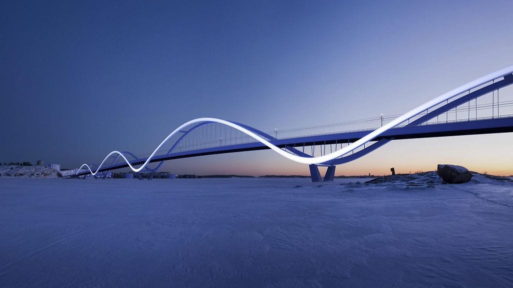 Kruunusillat-suunnittelukilpailun kuva-aineistoa.