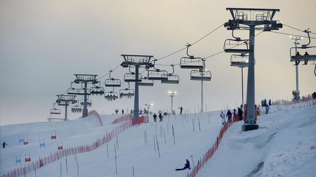 Viime vuonna Levin kisarinne saatiin kuntoon maailmancupin kisaan. Nyt tilanne on toinen.