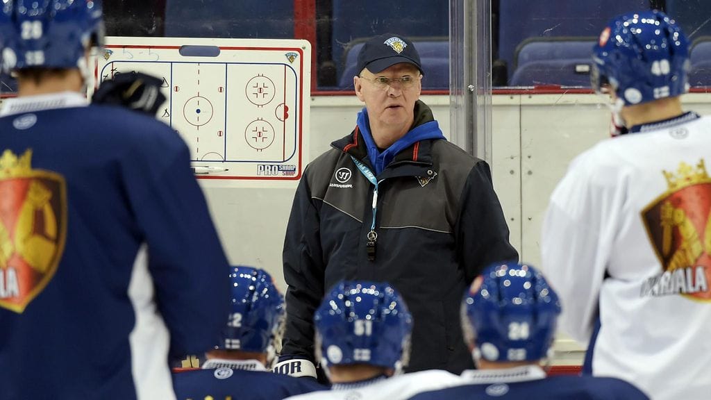 Leijonien päävalmentaja Kari Jalonen