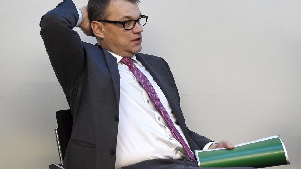Pääministeri Juha Sipilä.
