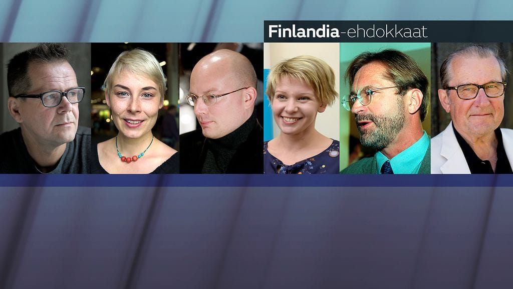 Finlandia-palkintoon ovat ehdolla Kari Hotakainen, Laura Lindstedt, Markku Pääskynen, Selja Ahava, Pertti Lassila ja Panu Rajala.
