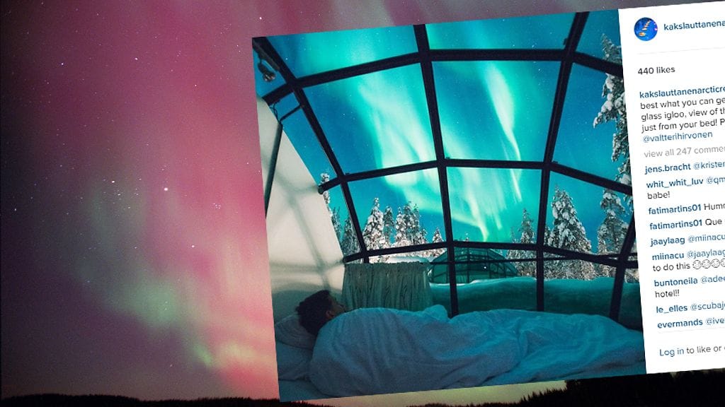 Tässä hotellissa näköala on ainakin kohdallaan.