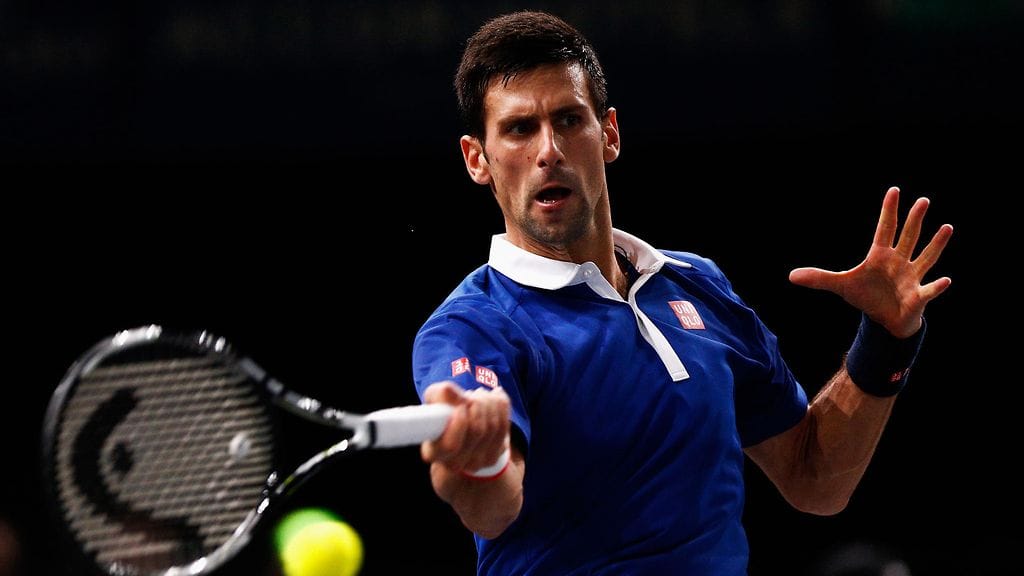 Novak Djokovic hakee uransa neljättä Pariisin Masters-turnauksen voittoa.