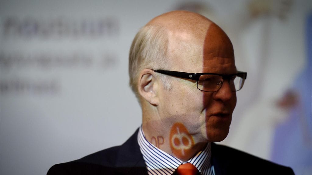 OP:n pääjohtaja Reijo Karhinen.