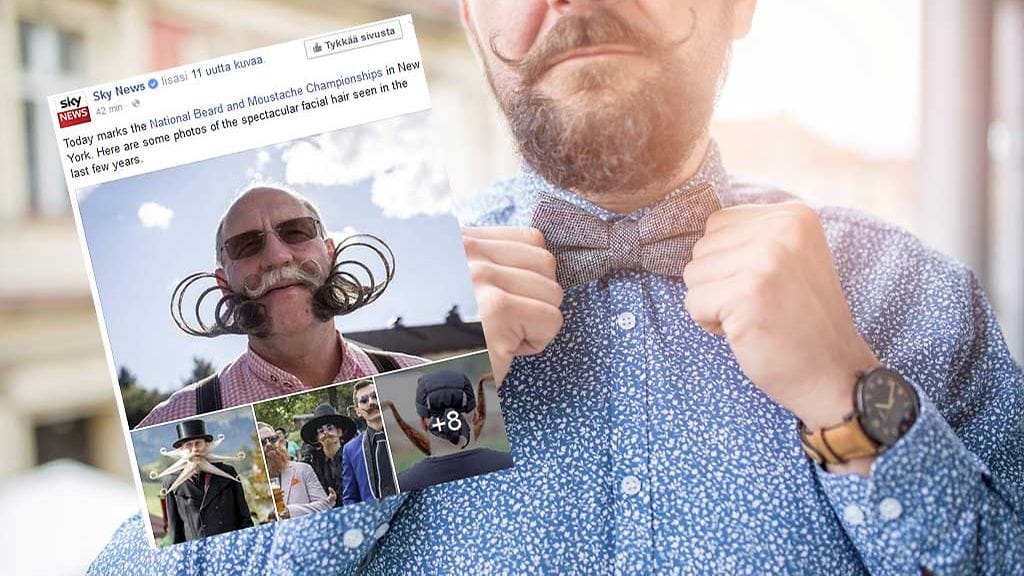 Viiksien kasvatus vie vuosia, jos tavoitteena on pitkääkin pidemmät kiehkurat.