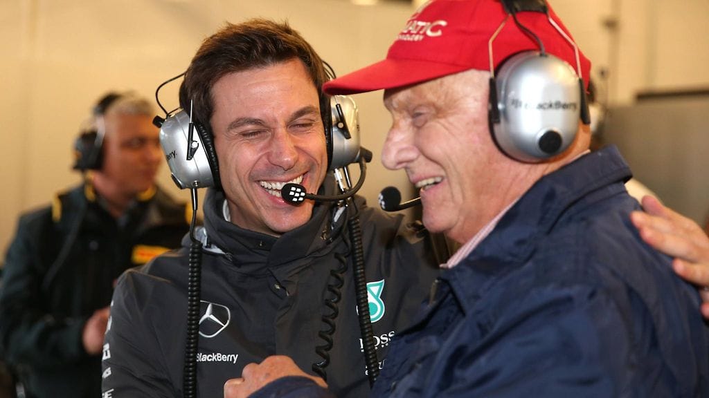 Toto Wolff ja Niki Lauda