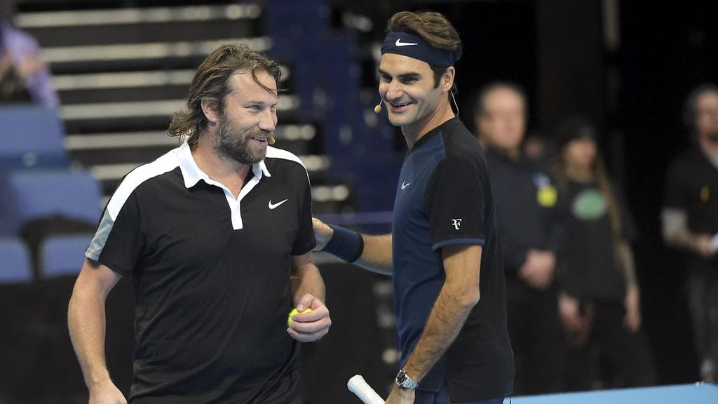 Peter Forsberg ja Roger Federer