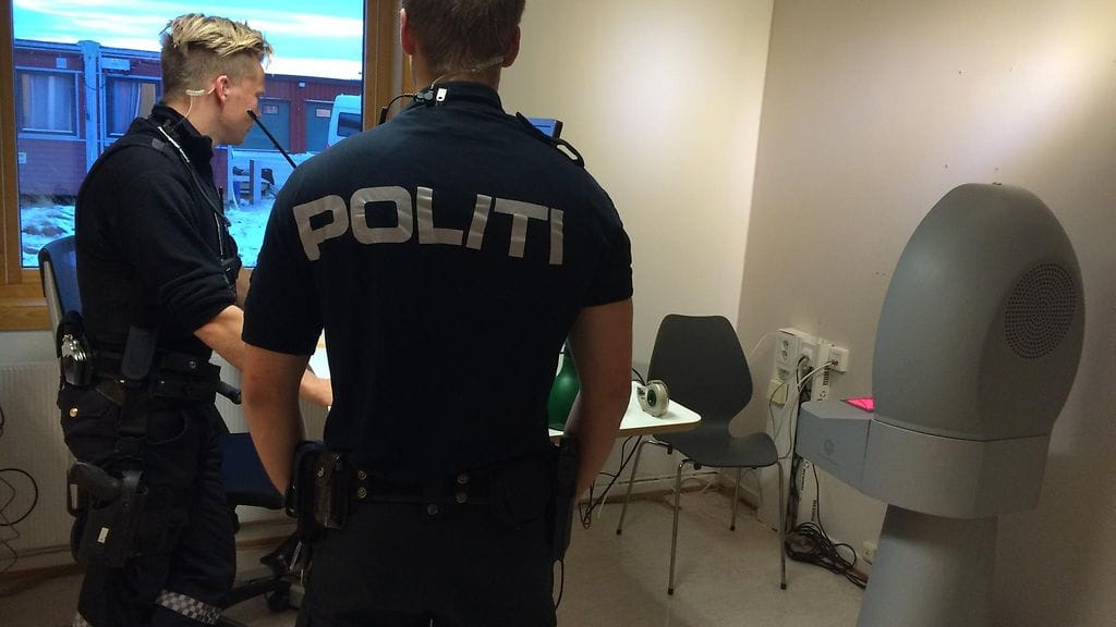 Vastaanottokeskus Norjassa.