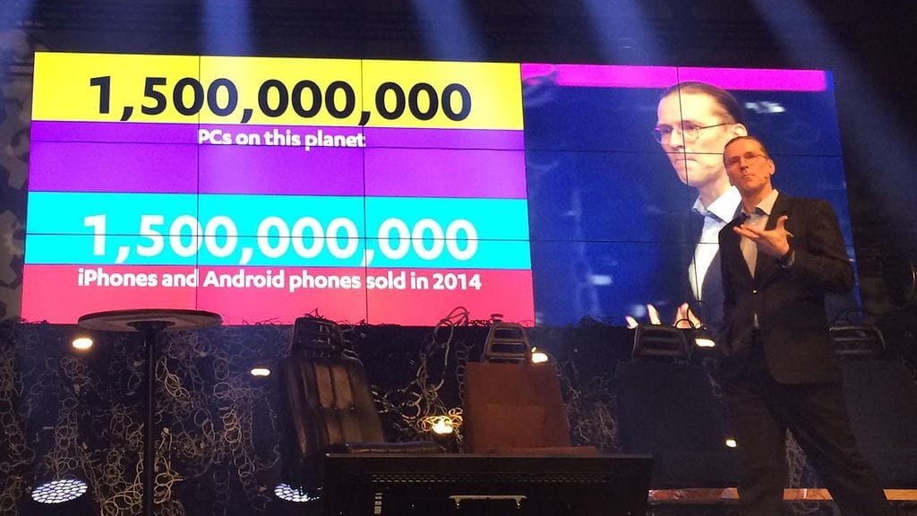 F-Securen Mikkoi Hyppönen Slush 2015 -tapahtumassa