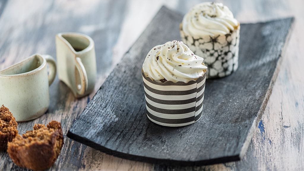 Kastanjakuppikakuissa on joulusta muistuttava maku.