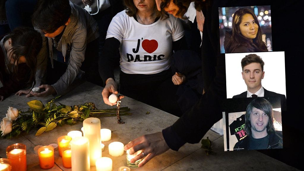 (Oikealla ylhäältä alas:) Nohemi Gonzales, Valentin Ribet, Nick Alexander.